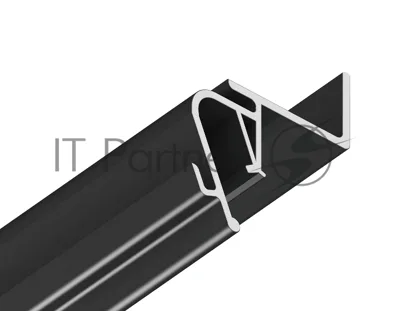 Алюминиевый профиль Ambrella light GP4100BK черный 2000*26*34