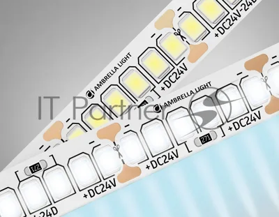 Светодиодная лента Ambrella light GS3503 2835 240Led /22W m/ 24V IP20 6500K/ 5000*10*1.2mm (2 конт.)