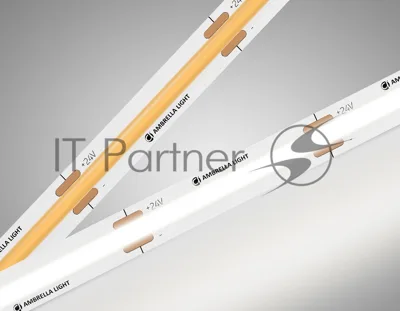 Светодиодная лента Ambrella light GS4752 COB 528Led/14W m/ 24V IP20 4500K/ 5m*10mm*2mm (2 конт.)