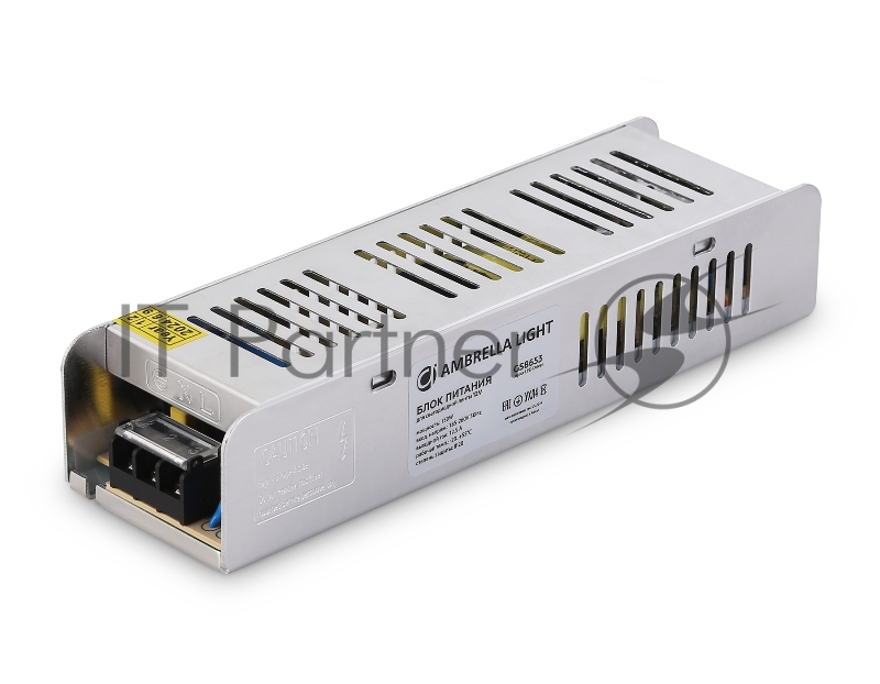 Блок питания 12V 150W 12.5A IP20 185-260V EMC 200*58*40