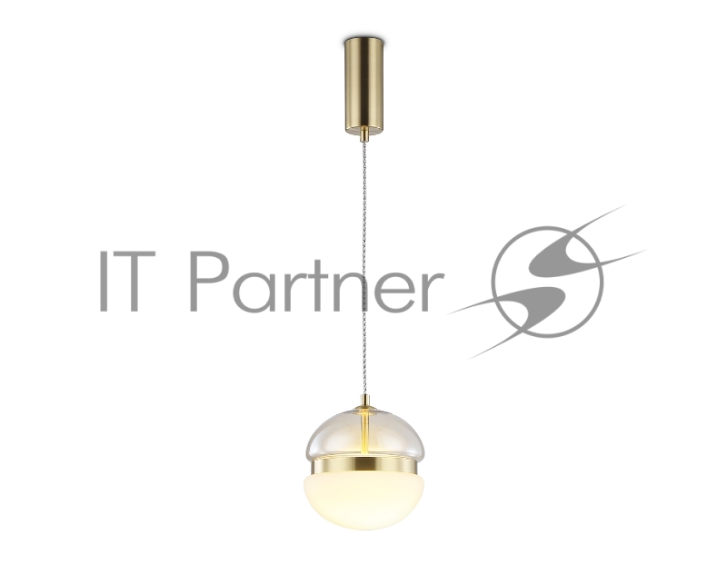 Подвесной светодиодный светильник Ambrella light LH11001 GD/FR золото/белый матовый 20W 3000K D180*200