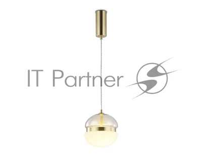 Подвесной светодиодный светильник Ambrella light LH11001 GD/FR золото/белый матовый 20W 3000K D180*200
