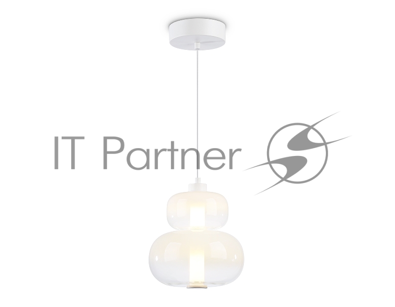 Подвесной светодиодный светильник Ambrella light LH11051 WH/FR белый/белый матовый 12W 3000K D230*265