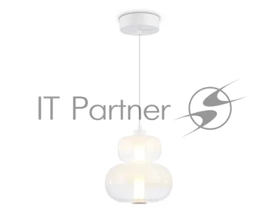 Подвесной светодиодный светильник Ambrella light LH11051 WH/FR белый/белый матовый 12W 3000K D230*265