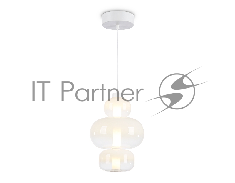 Подвесной светодиодный светильник Ambrella light LH11056 WH/FR белый/белый матовый 18W 3000K D230*350