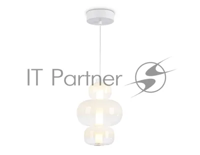 Подвесной светодиодный светильник Ambrella light LH11056 WH/FR белый/белый матовый 18W 3000K D230*350