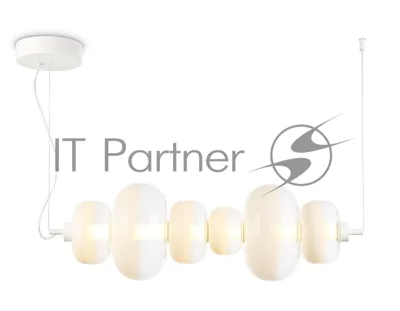 Подвесной светодиодный светильник Ambrella light LH11071 WH/FR белый/белый матовый 36W 3000K 745*230*230