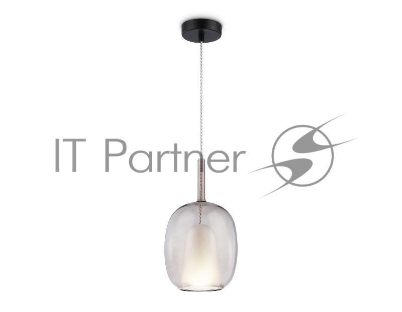 Подвесной светильник Ambrella light LH11125 BK/WH/TI черный/белый/янтарь E27 max 60W D175*310