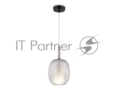 Подвесной светильник Ambrella light LH11125 BK/WH/TI черный/белый/янтарь E27 max 60W D175*310