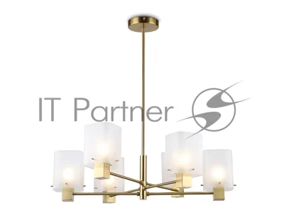 Люстра Ambrella light LH57031/6 BS/SM латунь/дымчатый E14/6 max 40W D690*690