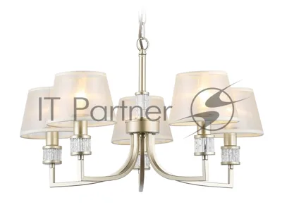 Люстра Ambrella light LH71214/5 CGD золото E14/5 max 40W D620*740