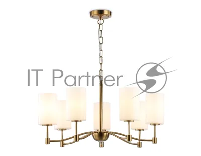 Люстра Ambrella light LH56053/7 BS/FR латунь/белый матовый E14*7 max 40W D680*950