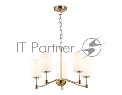 Люстра Ambrella light LH56051/5 BS/FR латунь/белый матовый E14*5 max 40W D590*950