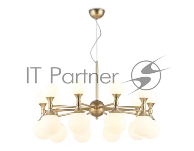 Люстра Ambrella light LH51051/20 GD/FR золото/белый матовый G9*20 max 28W D750*460