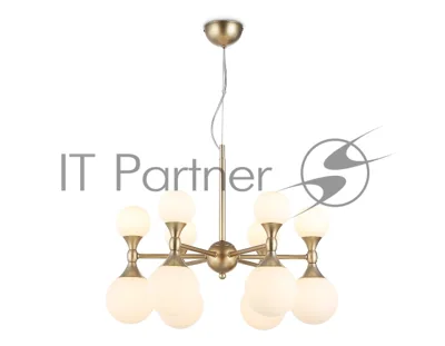 Люстра Ambrella light LH51050/12 GD/FR золото/белый матовый G9*12 max 28W D550*450