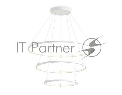 Подвесной светодиодный светильник Ambrella light FL5511/3+9 WH белый 90W 3000K/4200K/6400K D800/600/400*1300 (без ПДУ)