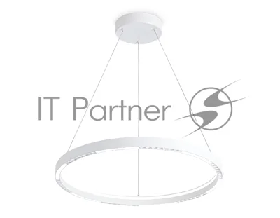 Подвесной светодиодный светильник Ambrella light FL5851 WH белый 35W 3000K/4200K/6400K D600*600 (без ПДУ)