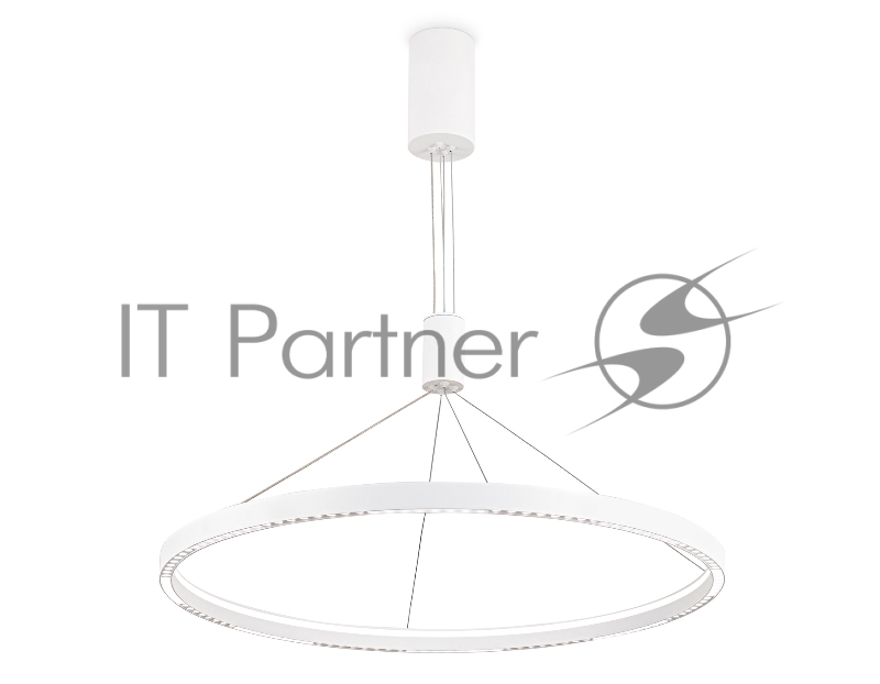 Подвесной светодиодный светильник Ambrella light FL5855 WH белый 40W 3000K/4200K/6400K D800*860 (без ПДУ)