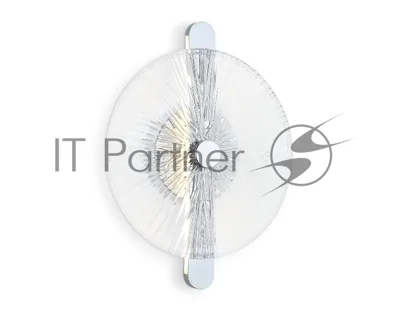Настенный светодиодный светильник Ambrella light LH31141 СH/CL хром/прозрачный 13W 3000K 280*70*350