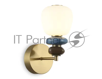 Настенный светильник Ambrella light LH53168 SB/WH бронза/белый 8W 3000K 140*225*300
