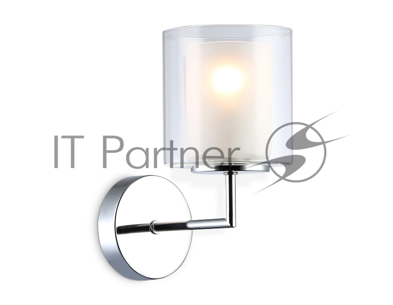Настенный светильник Ambrella light LH56005 СH/FR хром/белый матовый E14 max 40W 190*120*220