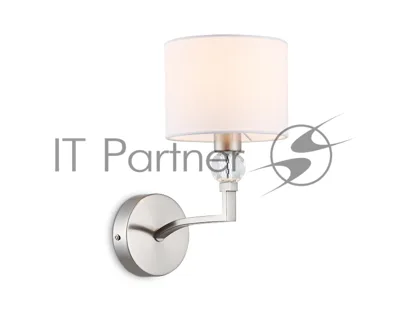 Настенный светильник Ambrella light LH71125 SN/WH никель/белый E14 max 40W 220*140*250