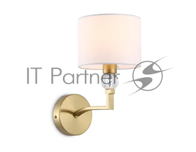 Настенный светильник Ambrella light LH71135 BS/WH латунь/белый E14 max 40W 220*140*250