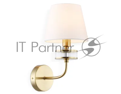 Настенный светильник Ambrella light LH71255 BS/WH латунь/белый E14 max 40W 210*160*310