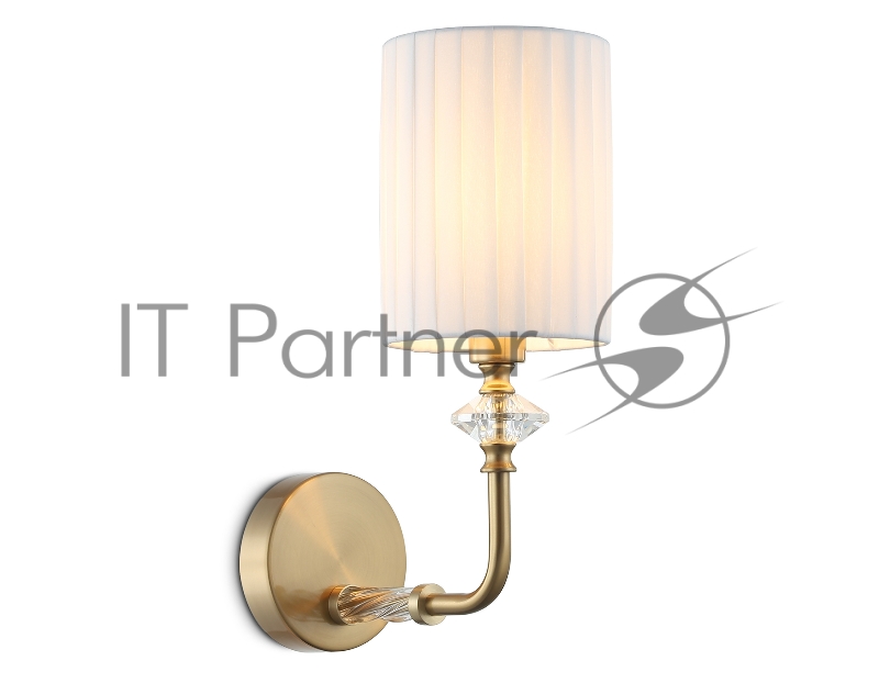 Настенный светильник Ambrella light LH71506 BS/FR латунь/белый матовый E14 max 40W 230*120*310