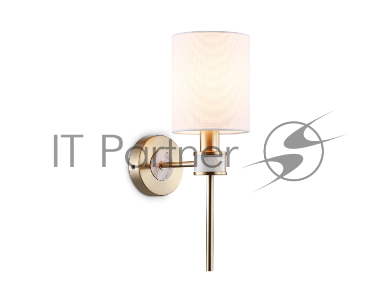 Настенный светильник Ambrella light LH72375 DBS/WH темная латунь/белый E14 max 40W 190*120*370
