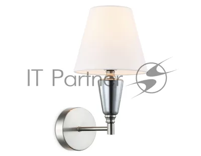 Настенный светильник Ambrella light LH75259 SN/FR сатин никель/белый матовый E14 max 40W 210*160*325