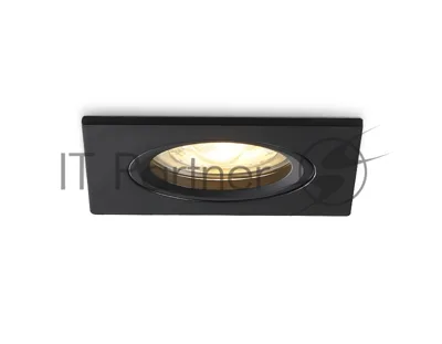 Светильник встраиваемый Ambrella light TN102456 BK черный GU5.3 85*85*28