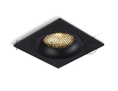 Светильник встраиваемый Ambrella light TN102729 BK черный GU5.3 92*92*23