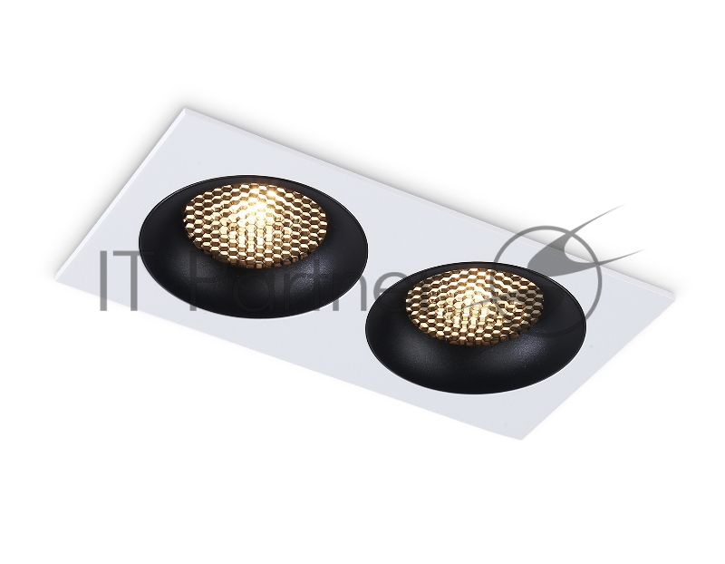 Светильник встраиваемый Ambrella light TN102732/2 WH/BK белый/черный GU5.3 175*92*23