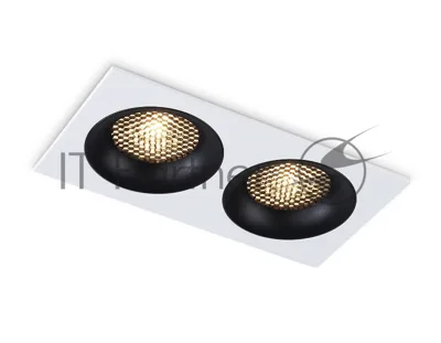 Светильник встраиваемый Ambrella light TN102732/2 WH/BK белый/черный GU5.3 175*92*23
