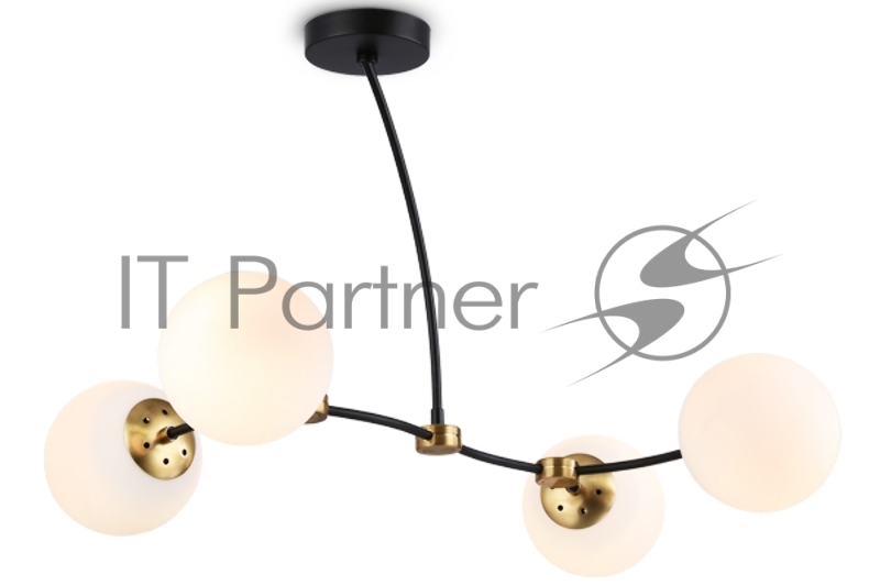 Светитльник Ambrella Light TR2544/4 BK/SB черный/бронза E27/4 max 60W 700*450*450