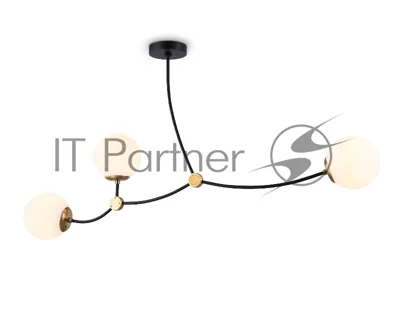 Светитльник Ambrella Light TR2568/3 BK/SB черный/бронза E27/3 max 60W 1130*150*540