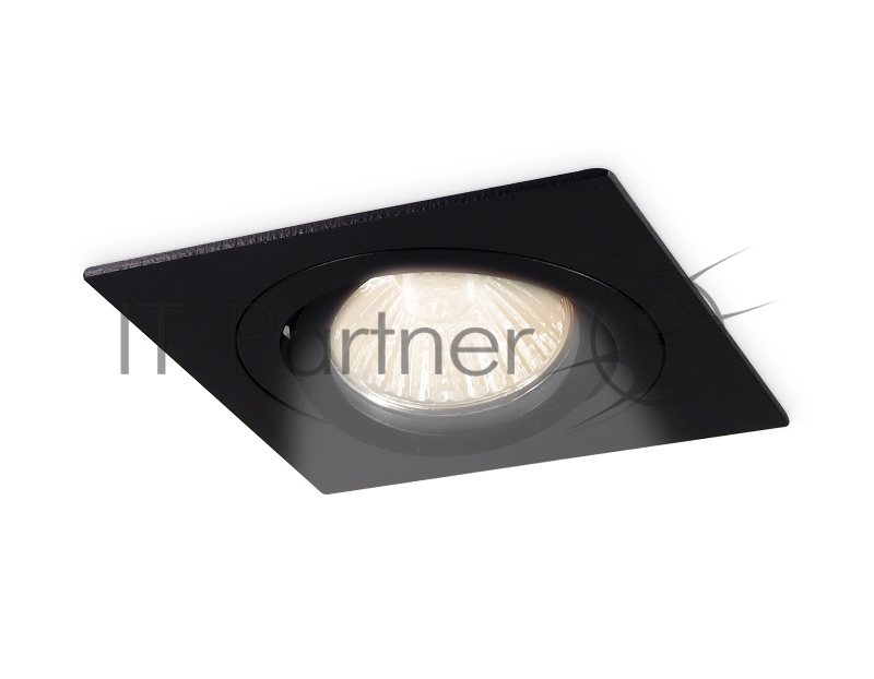 Встраиваемый поворотный точечный светильник Ambrella light TN102622 BK черный GU5.3 92*92*28