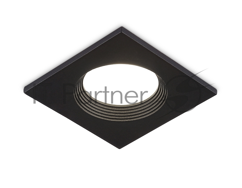 Встраиваемый точечный светильник Ambrella light TN102818 BK черный GU5.3 78*78*28