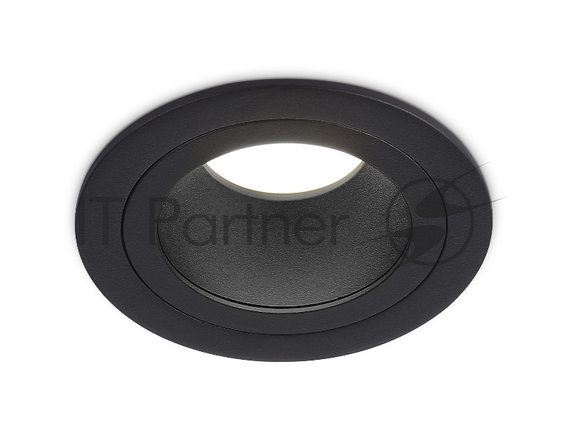 Встраиваемый точечный светильник Ambrella light TN102824 BK/BK черный/черный GU5.3 D92*50