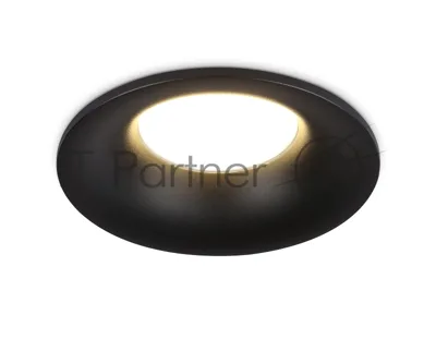 Встраиваемый точечный светильник Ambrella light TN102809 BK черный GU5.3 D90*35