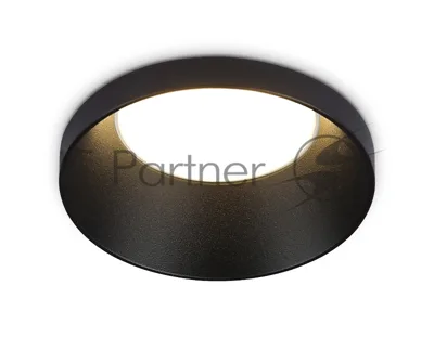 Встраиваемый точечный светильник Ambrella light TN102802 BK черный GU5.3 D71*34