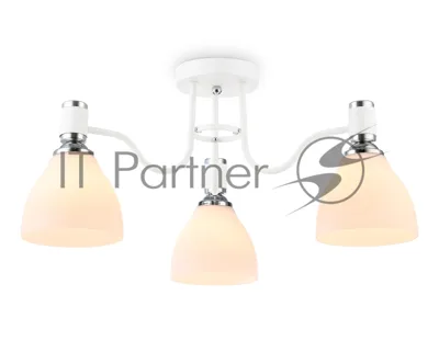 Светильник Ambrella light TR303302/3 WH/CH/FR белый/хром/белый матовый E27*3 max 60W D600*270