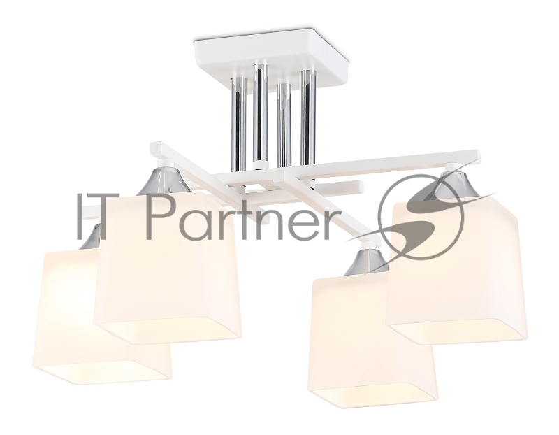 Светильник Ambrella light TR303041/4 WH белый E27/4 max 60W 420*420*260