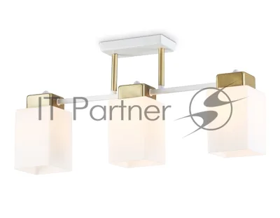 Светильник Ambrella light TR303045/3 WH/GD белый/золото E27/3 max 60W 540*100*270