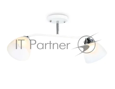 Светильник Ambrella light TR303001/2 WH/CH/FR белый/хром/белый матовый E27/2 max 40W 560*140*240