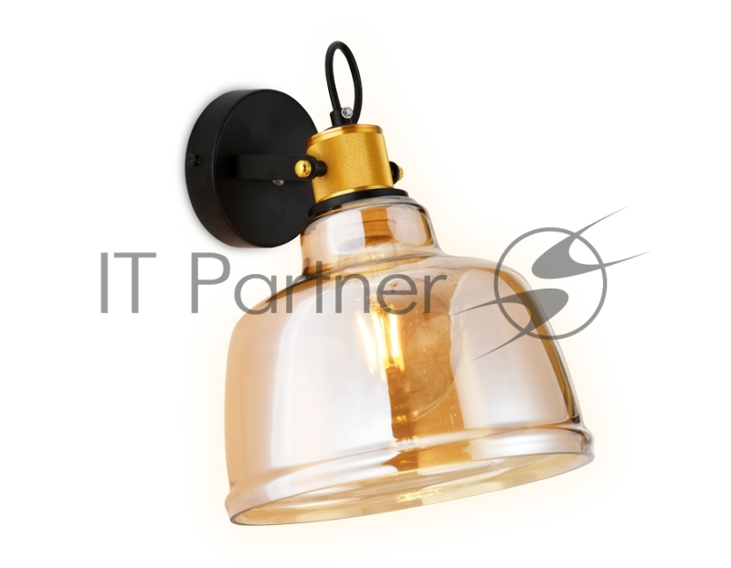 Светильник Ambrella light TR3521 SB/TI бронза/янтарь E27 max 40W 220*280*320