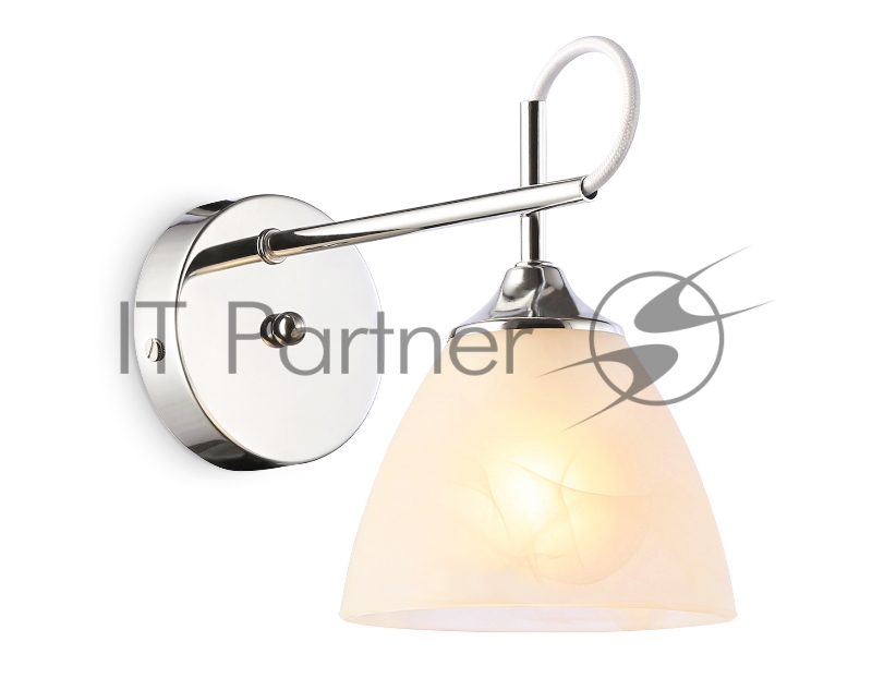 Светильник Ambrella light TR3045 CH/FR хром/белый матовый E27 max 40W 215*135*225