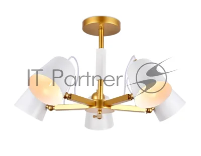 Светильник Ambrella light TR3101/5 WH/GD белый/золото E14 max 40W D680*370