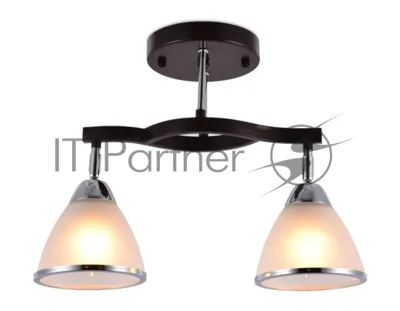 Светильник Ambrella light TR3111/2 DCF/CH темный кофе/хром E27 max 40W 400*150*315